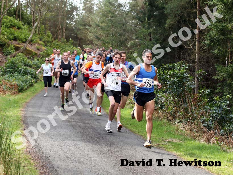 2012 Run Northumberland 10k Road Race, Cragside, Rothbury, Northumberland.